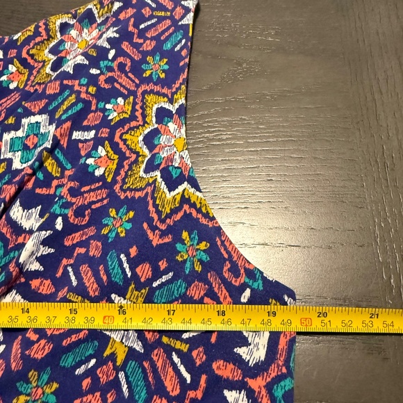 Lands End Women Plus Wrap Front Fit & Flare Dress Knee Length Size‎ 1X(16W-18W) - Picture 4 of 7